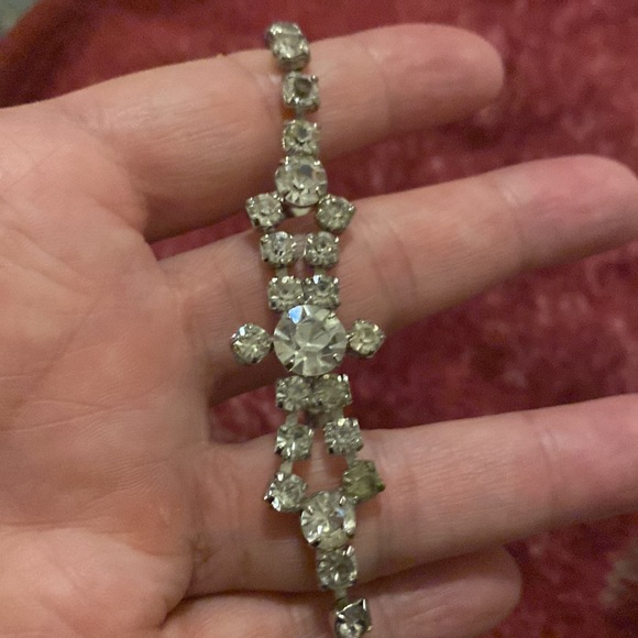 Vintage rhinestone bracelet PM 1726 - Picture 4 of 6